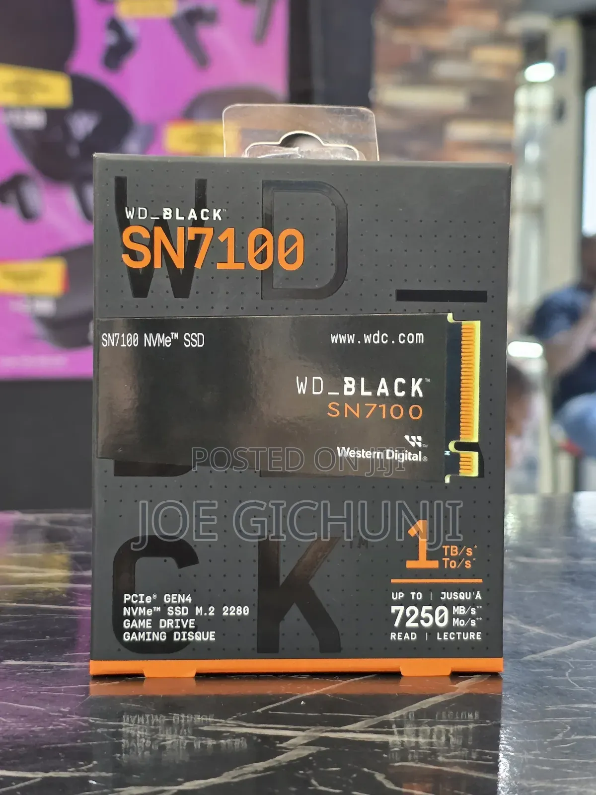 Wd_black 1tb Sn7100 Nvme Internal Gaming SSD Solidstate Drive Gen4pcie