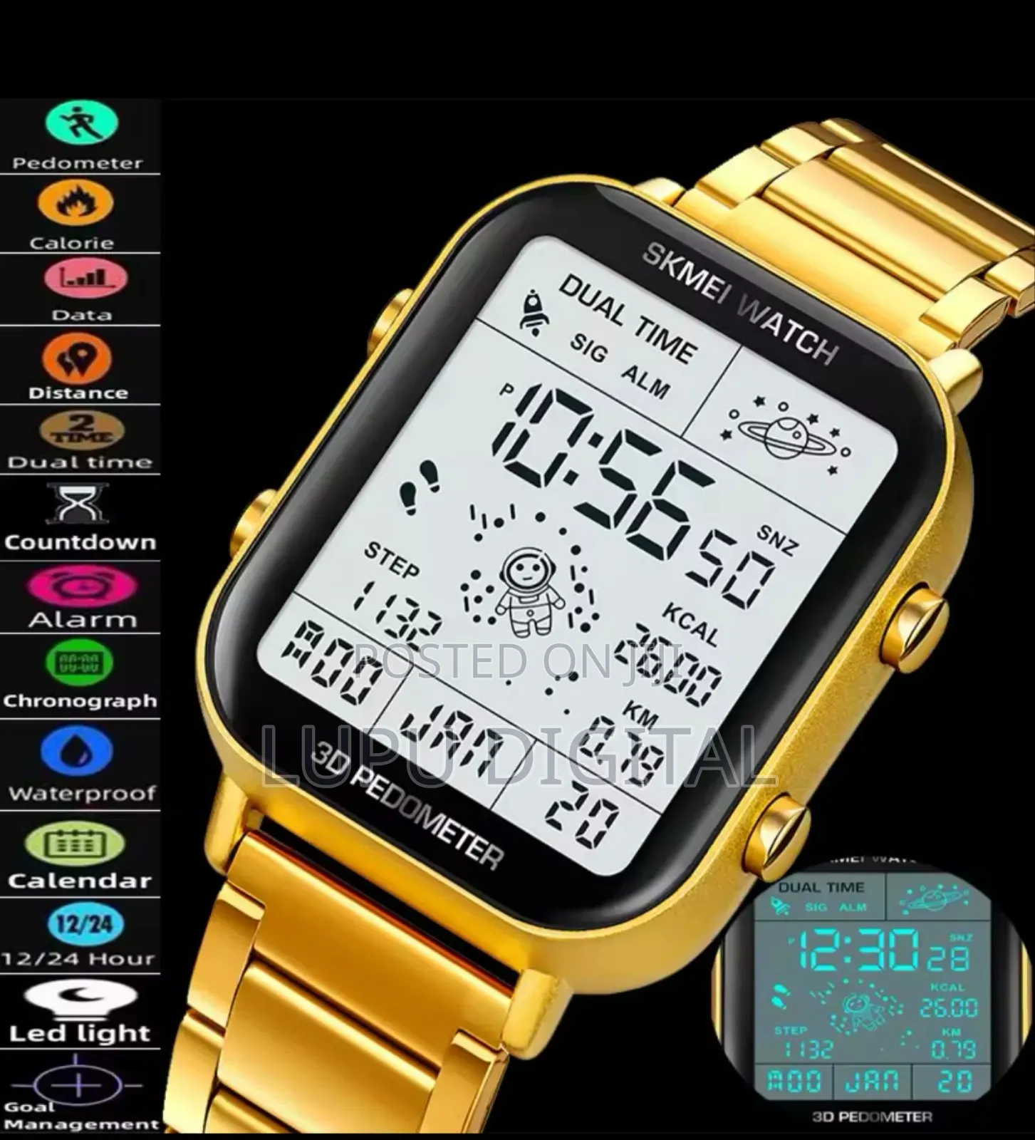 Skmei Digital Watch Calories Calculation