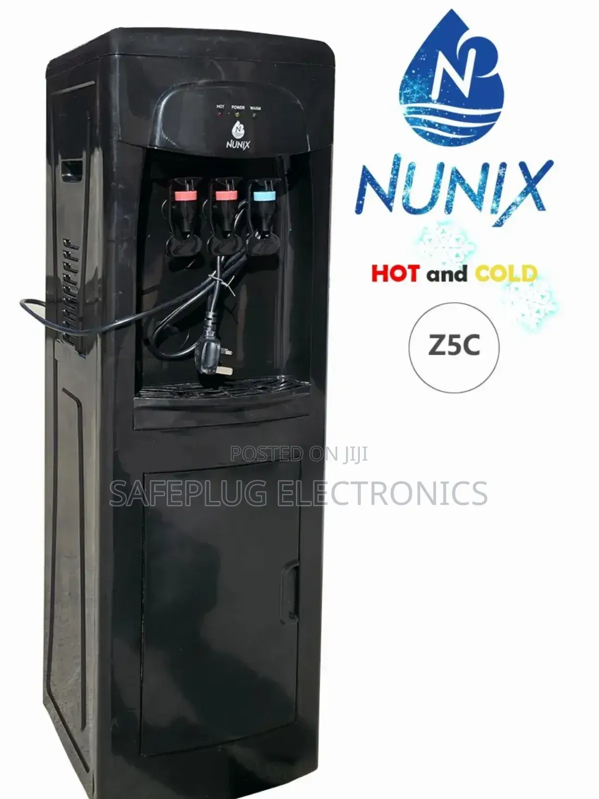 Z5c - Nunix Hot, Cold Normal Water Dispenser (Black)