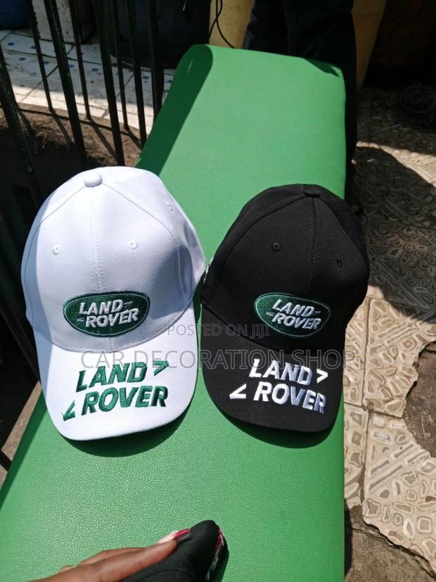 Land Rover Branded Caps in Black or White - main view