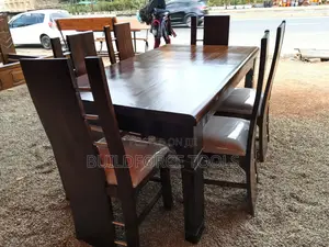 Six Seater Mahogany Dining Table