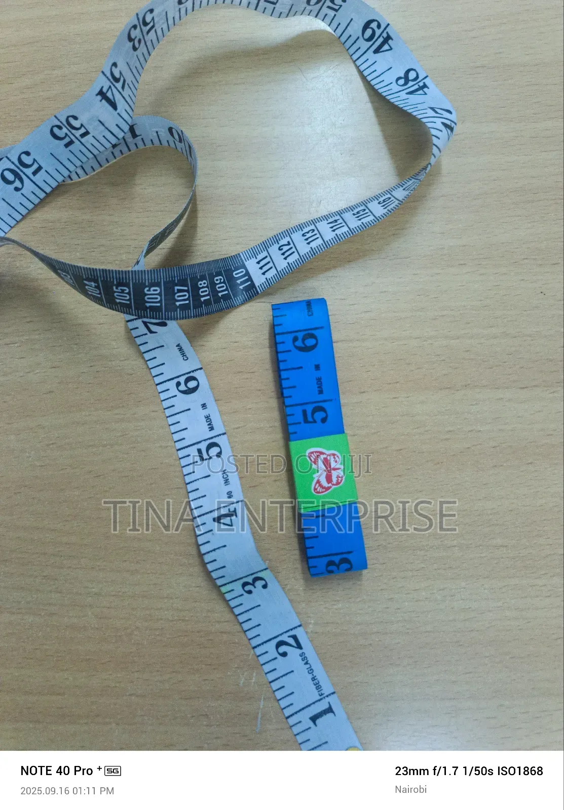 Tape Measures.