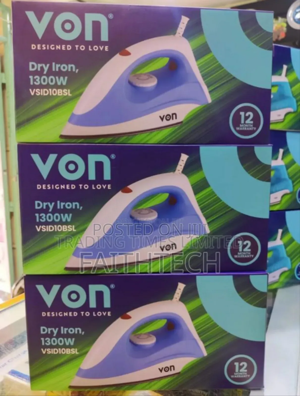 Von Dry Iron Box