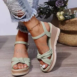 Green Wedge Shoes