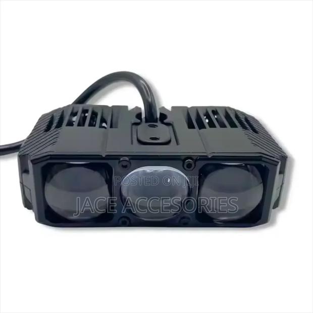 Waterproof 3 Lens Grille Spotlight Cars/Motorcycle
