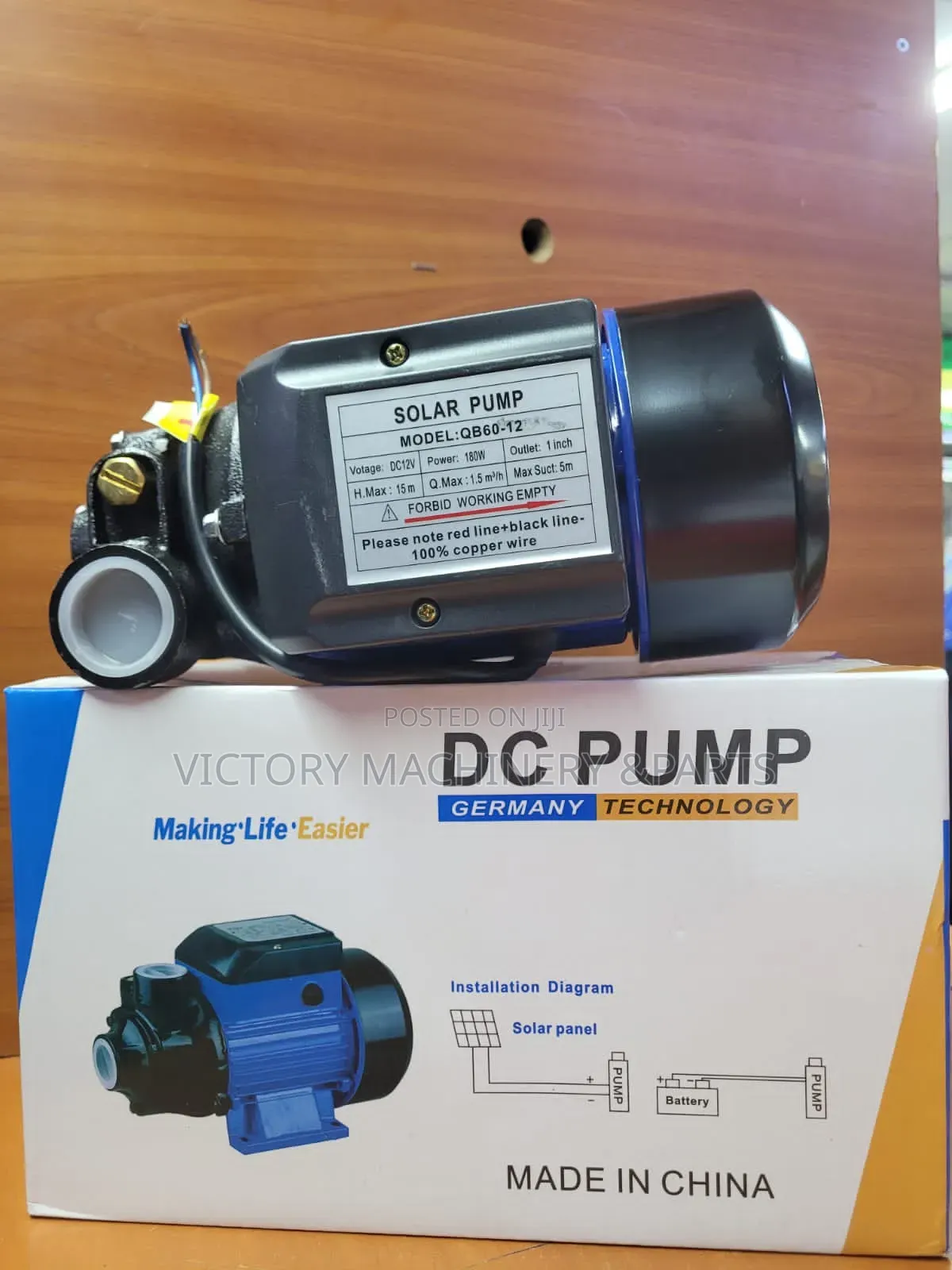 Qb 60 12v Dc Solar Pump