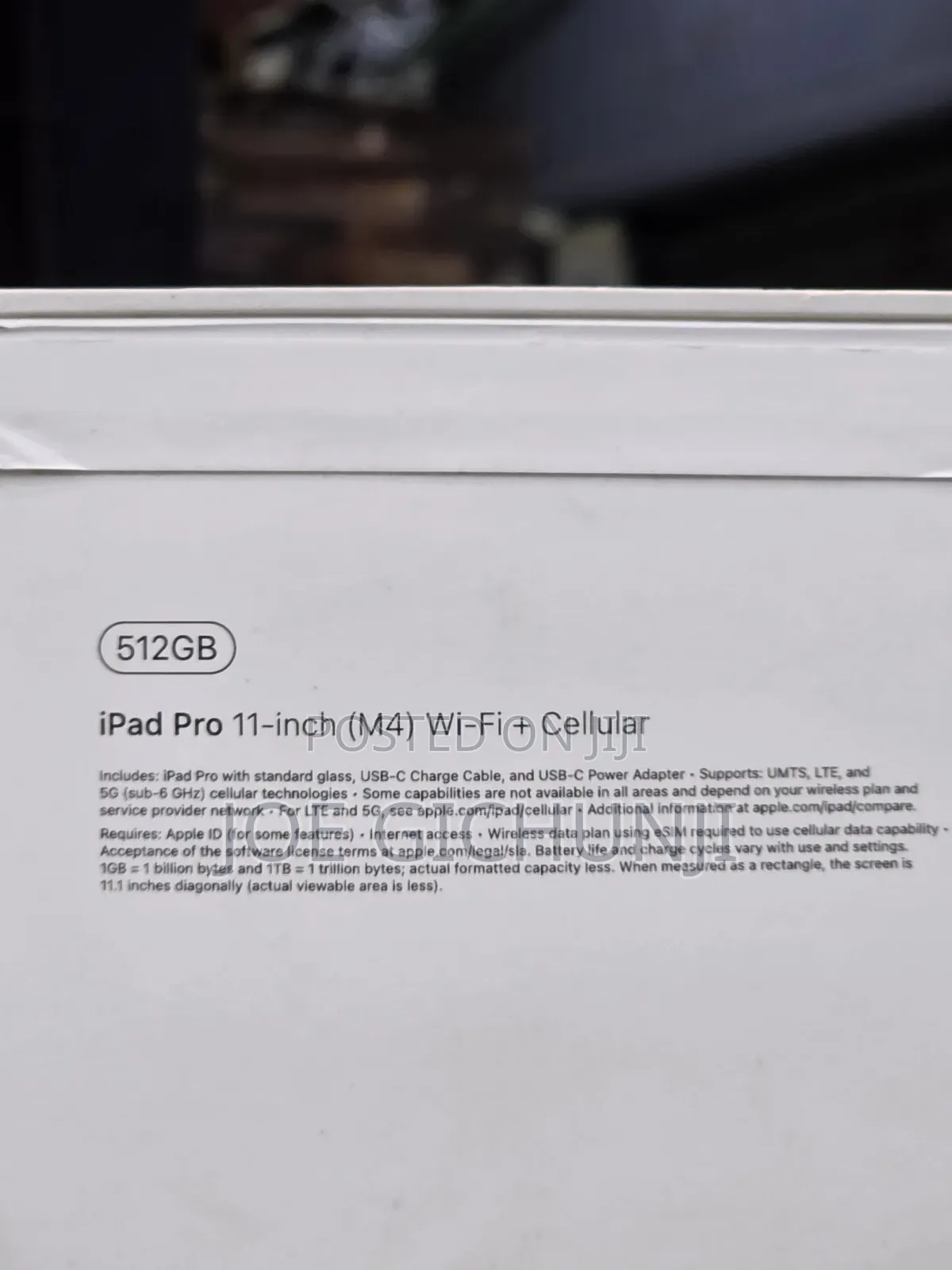 New Apple iPad Pro 512 GB Black