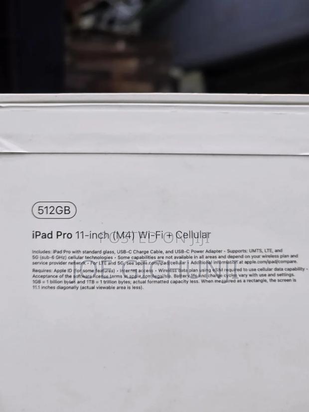 New Apple iPad Pro 512 GB Black - thumbnail 2