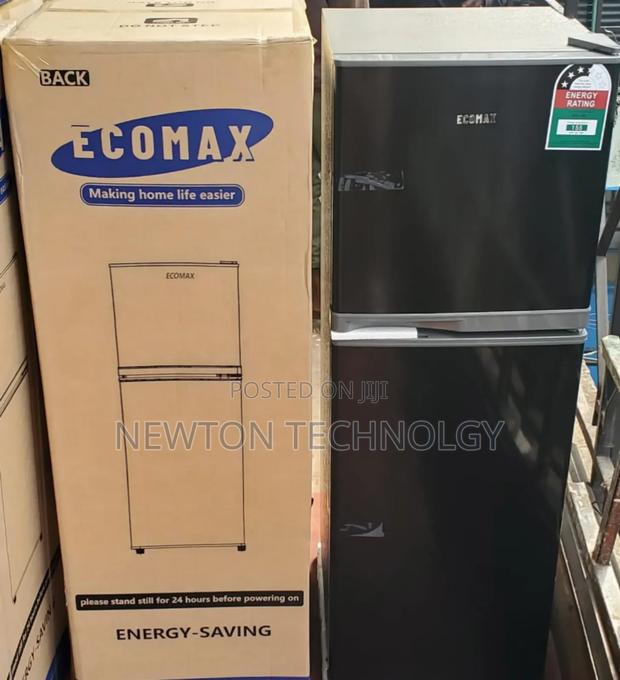 Ecomax 138 Litres Dark Silver Double Door Refrigerator