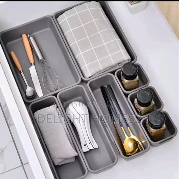 Adjustable Plastic Drawer Organiser-Alp - thumbnail 2