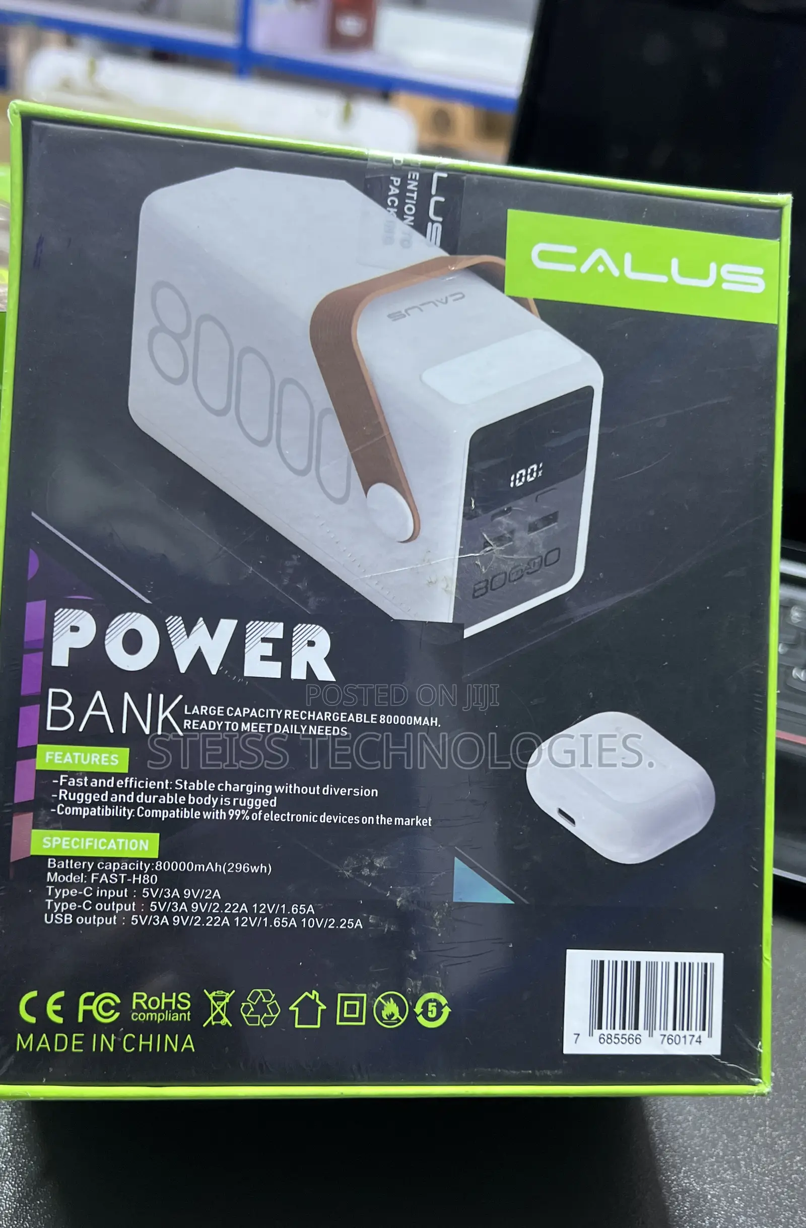 80000mah Calus Massive Powerbank