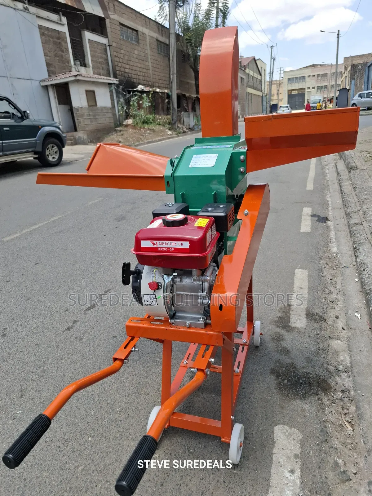Aico Japan Chopper Grinder With an 8hp Aico Petrol Engine.