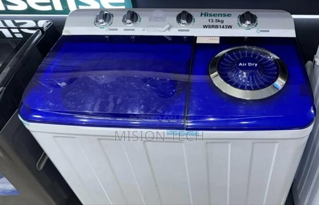 Hisense 13.5kg Wsrb143w Twin Tub Washing Machine.