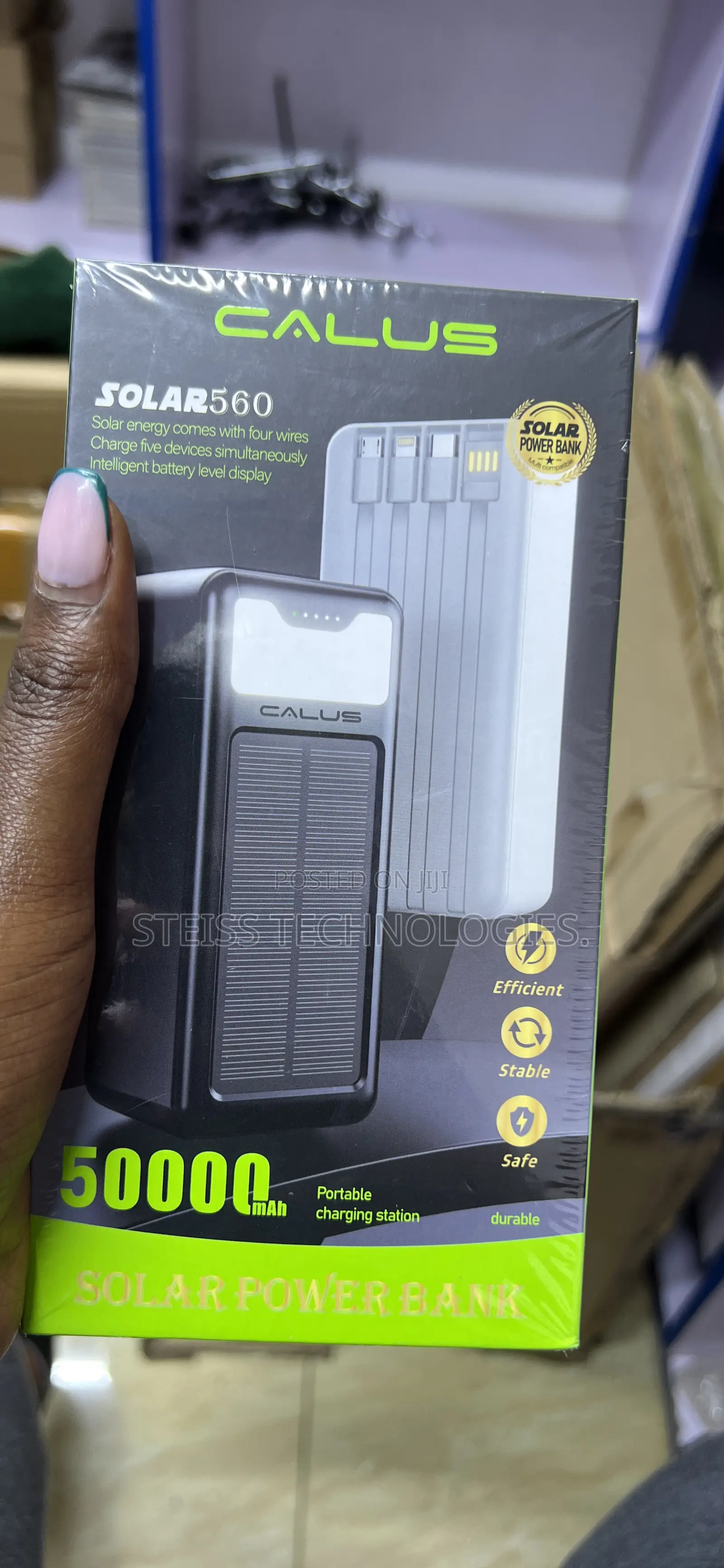 50000mah Calus Solar Powerbank