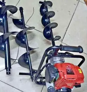 4stroke Earth Auger Machine With 3blades