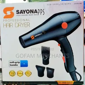 Sayona Professional Hair Blow Drier 2000w High Quality