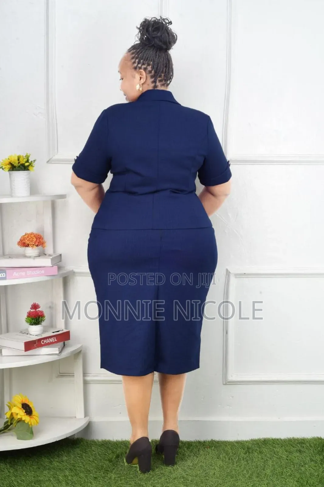 Elegant Official Grey Ladies Suit