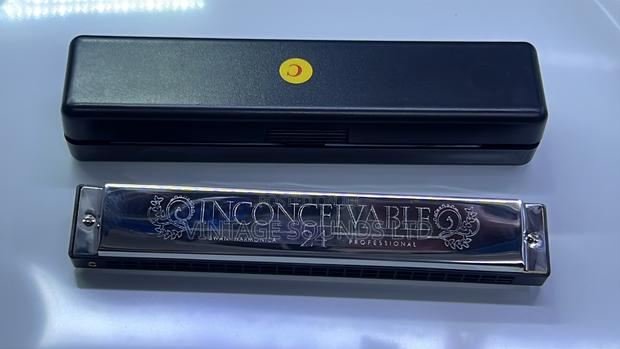 Swan Harmonica Key C Musical Instrument ( Black Case ) - thumbnail 3