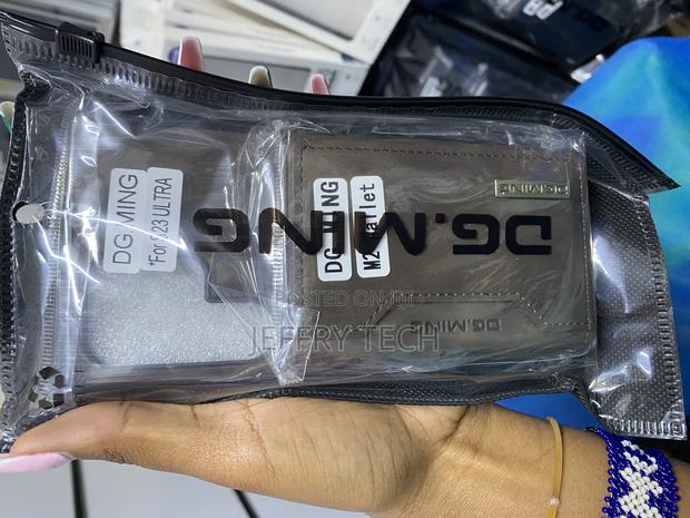 Sming Leather Back Wallet Case for Samsung Galaxy S23 Ultra - main view