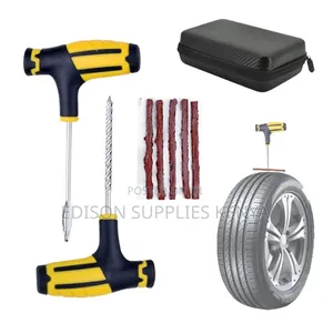 Tire Repair Kit Car Tubeless Wheels Tyre Puncture Repair Kit 12pcs Set