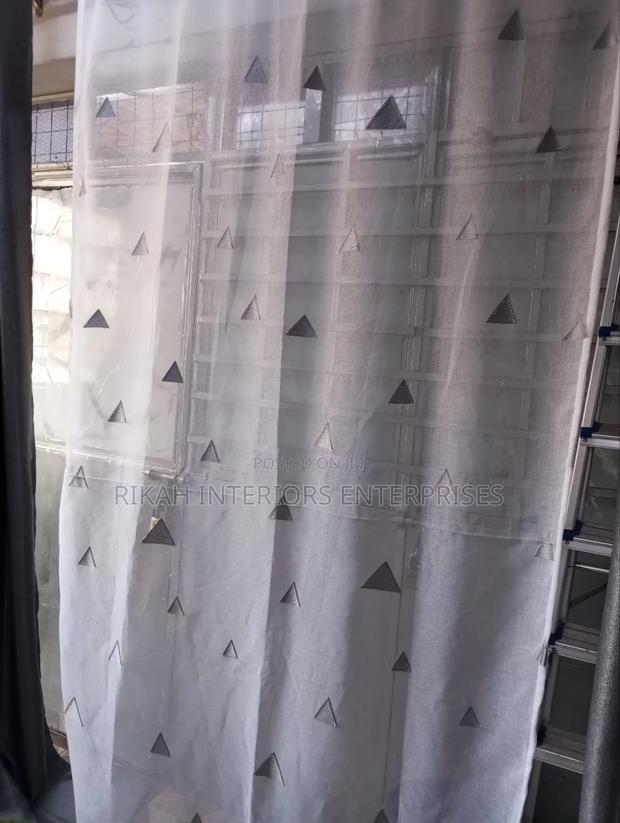 1.5m Detailed Grey Sheer