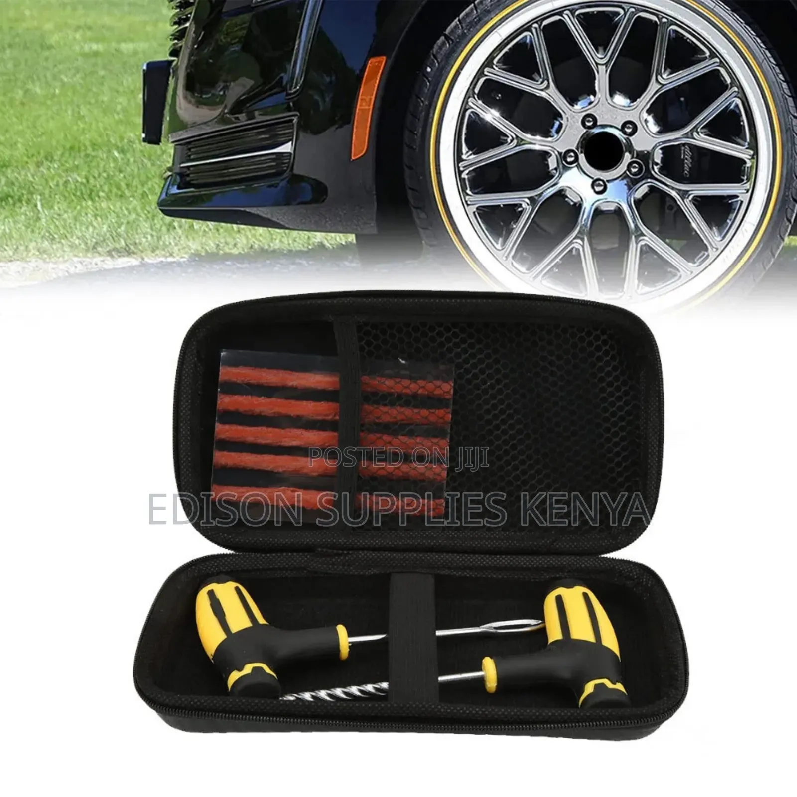 Tire Repair Kit Car Tubeless Wheels Tyre Puncture Repair Kit 12pcs Set