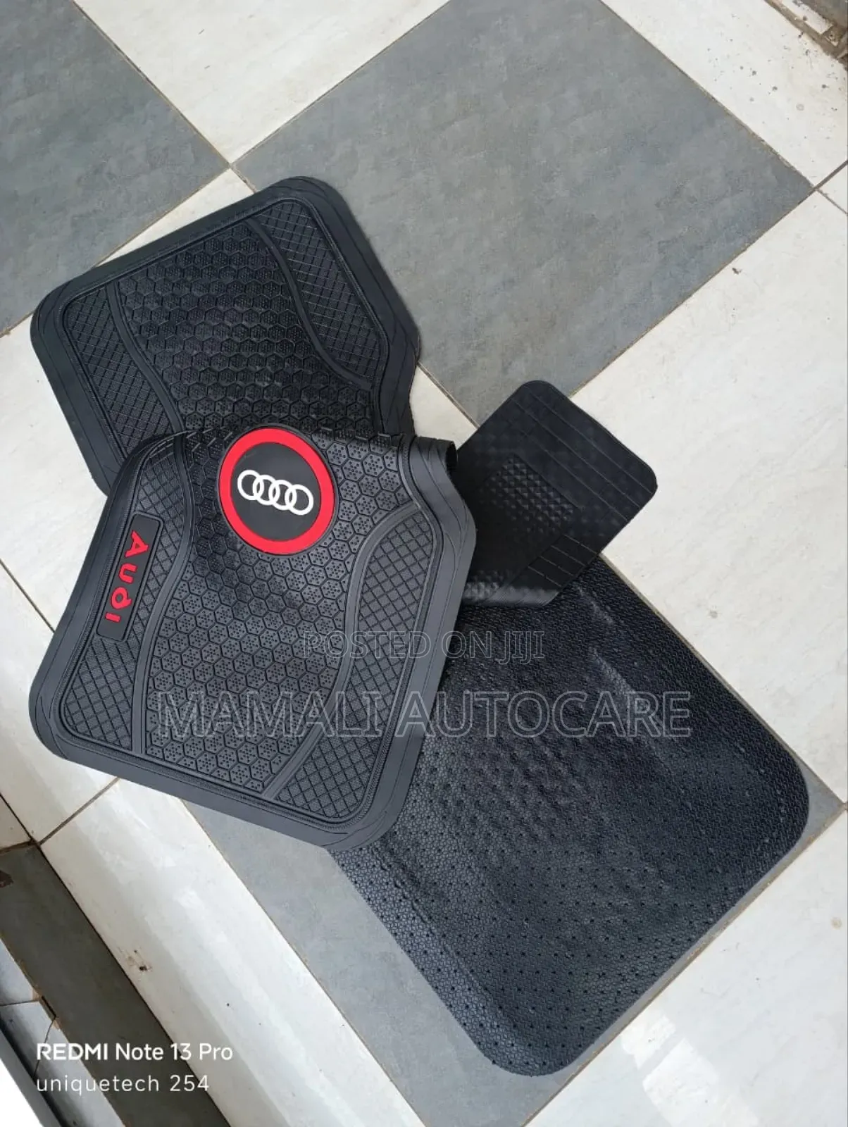 Full Set Audi Rubber Car Floor Mats 5pcs