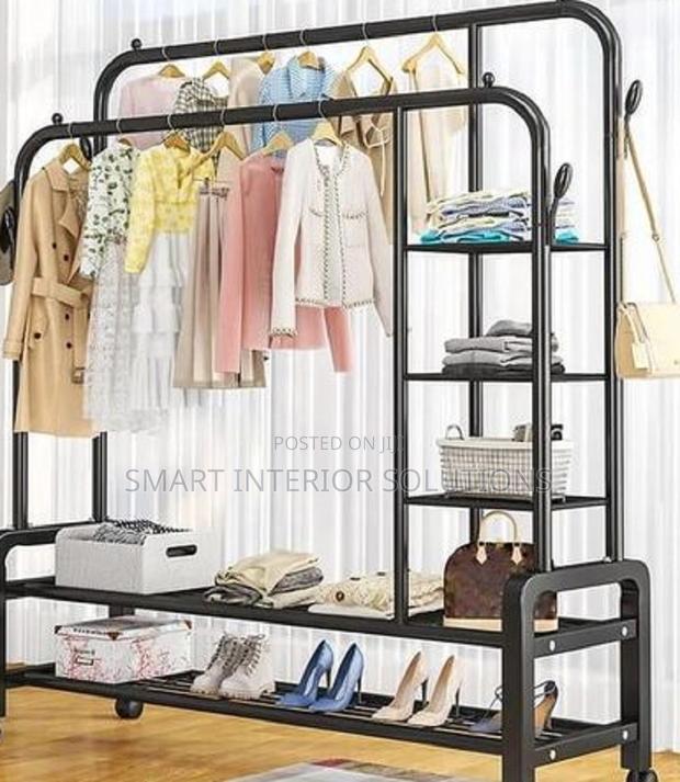 Double Rail Cloth Rack