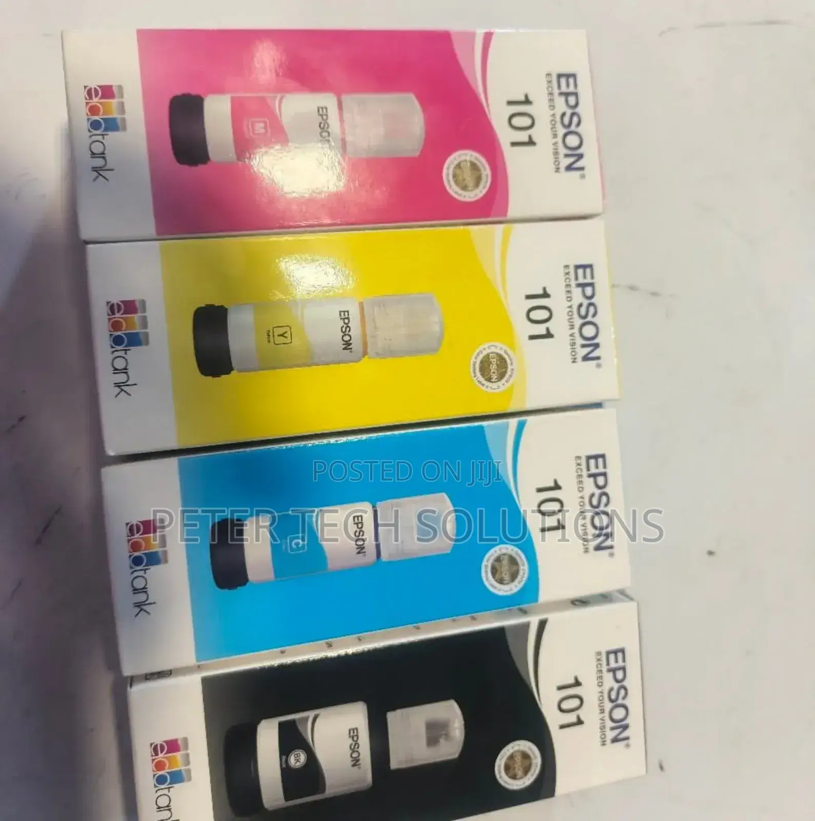 Epson 101 Inks Magenta Cyan Yellow Black