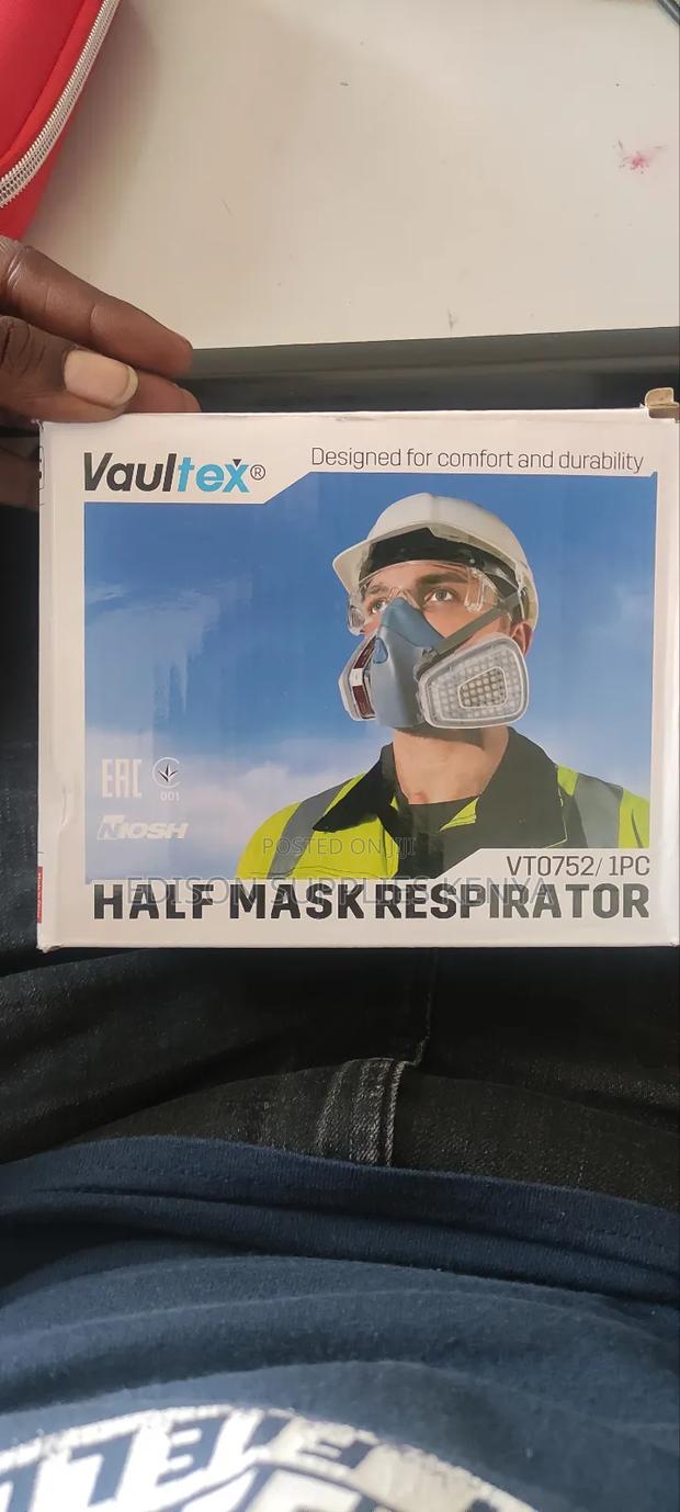 Respirators Gas Dust Masks Vaultex Half Face Mask Niosh Reusable Best - thumbnail 4