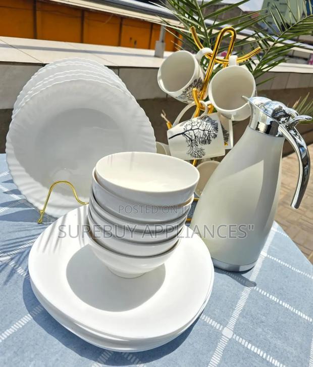 25pcs Ceramic Dinner Set – Elegant Durable - main view