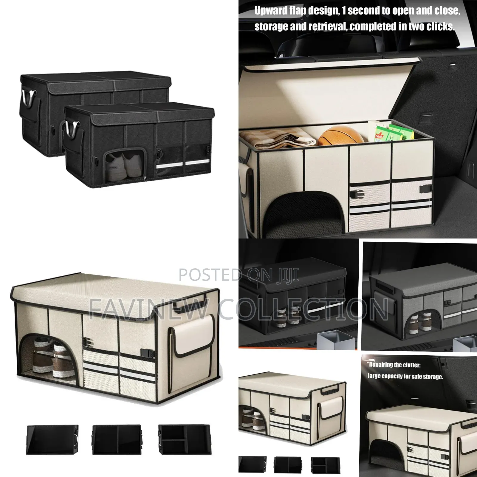 Big Car Trunk Foldable Storage Box Organizer