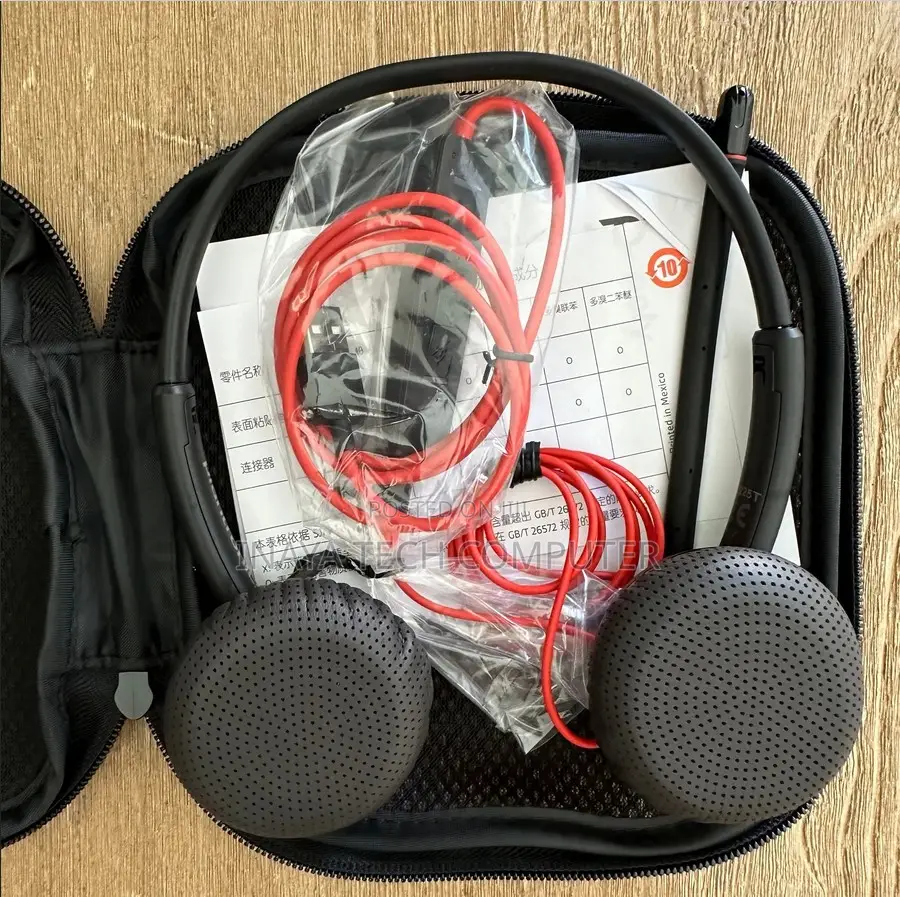 Poly Blackwire 3225 Stereo Usb-C Headset Usb-C/a Adapter