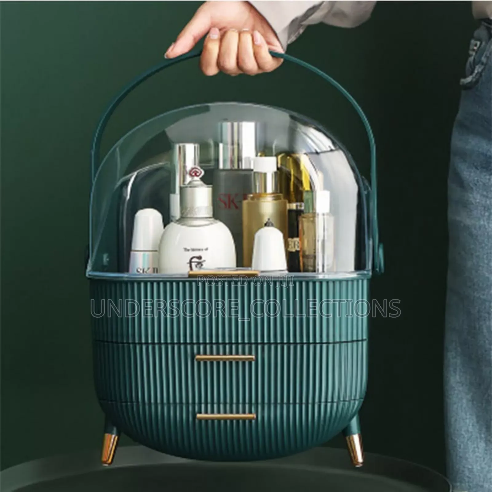 35l Oval Appearance Makeup Storage Box