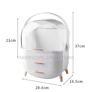35l Oval Appearance Makeup Storage Box