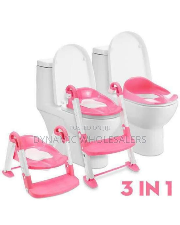 3-in-1 Potty Training Seat With a Step Stool and Ladder, - main view