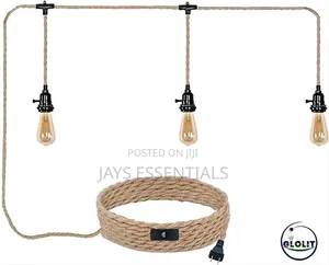 10 Metres Sisal Rope Festoon Lights