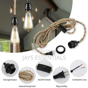 10 Metres Sisal Rope Festoon Lights