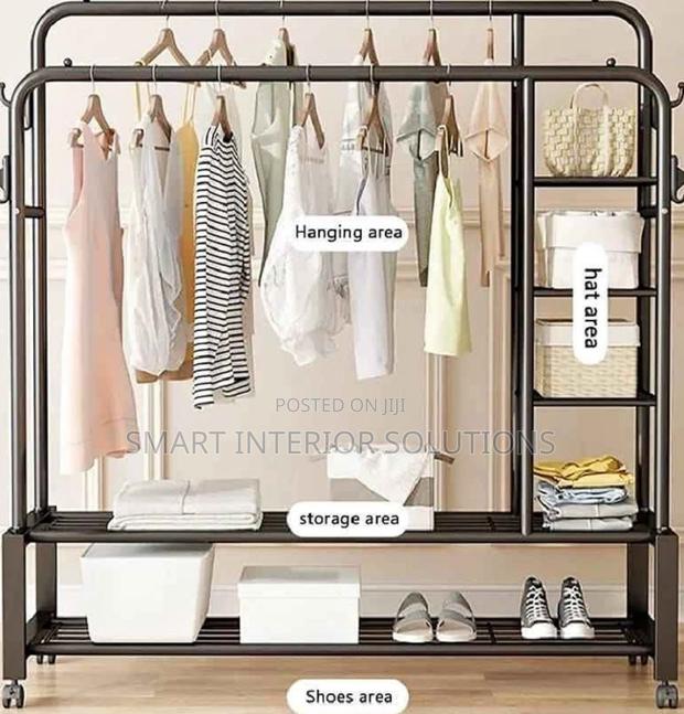 Wheeled Cloth Rack