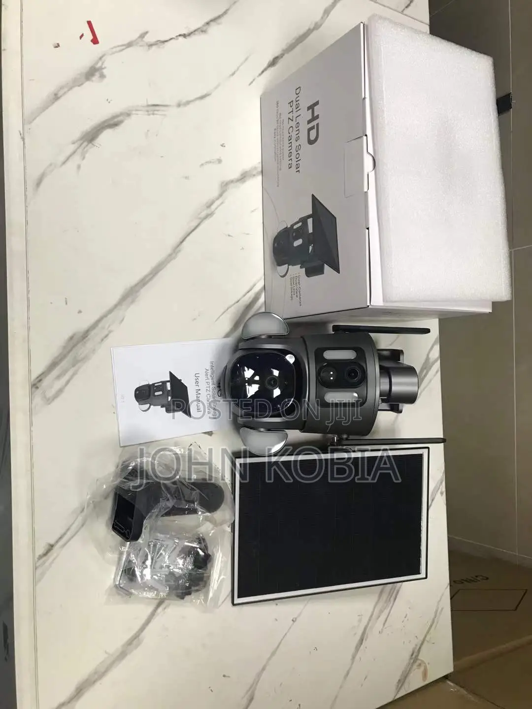 Ubox 4mp Dual Lens 4g Solar PTZ Camera