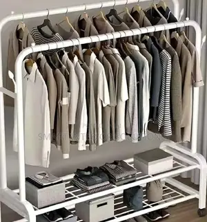 White Cloth Rack