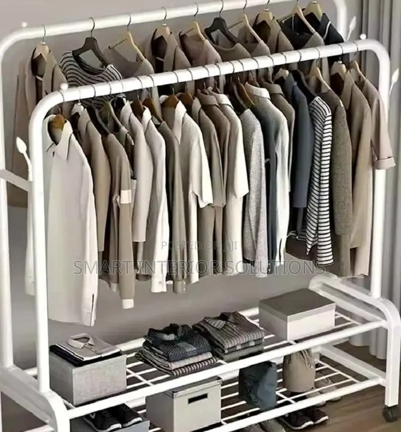 White Cloth Rack