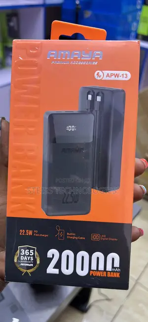 20000mah 22.5w Amaya Fast Powerbanks