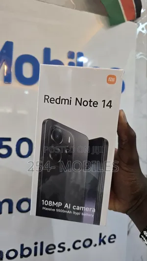 New Xiaomi Redmi Note 14 128 GB Black