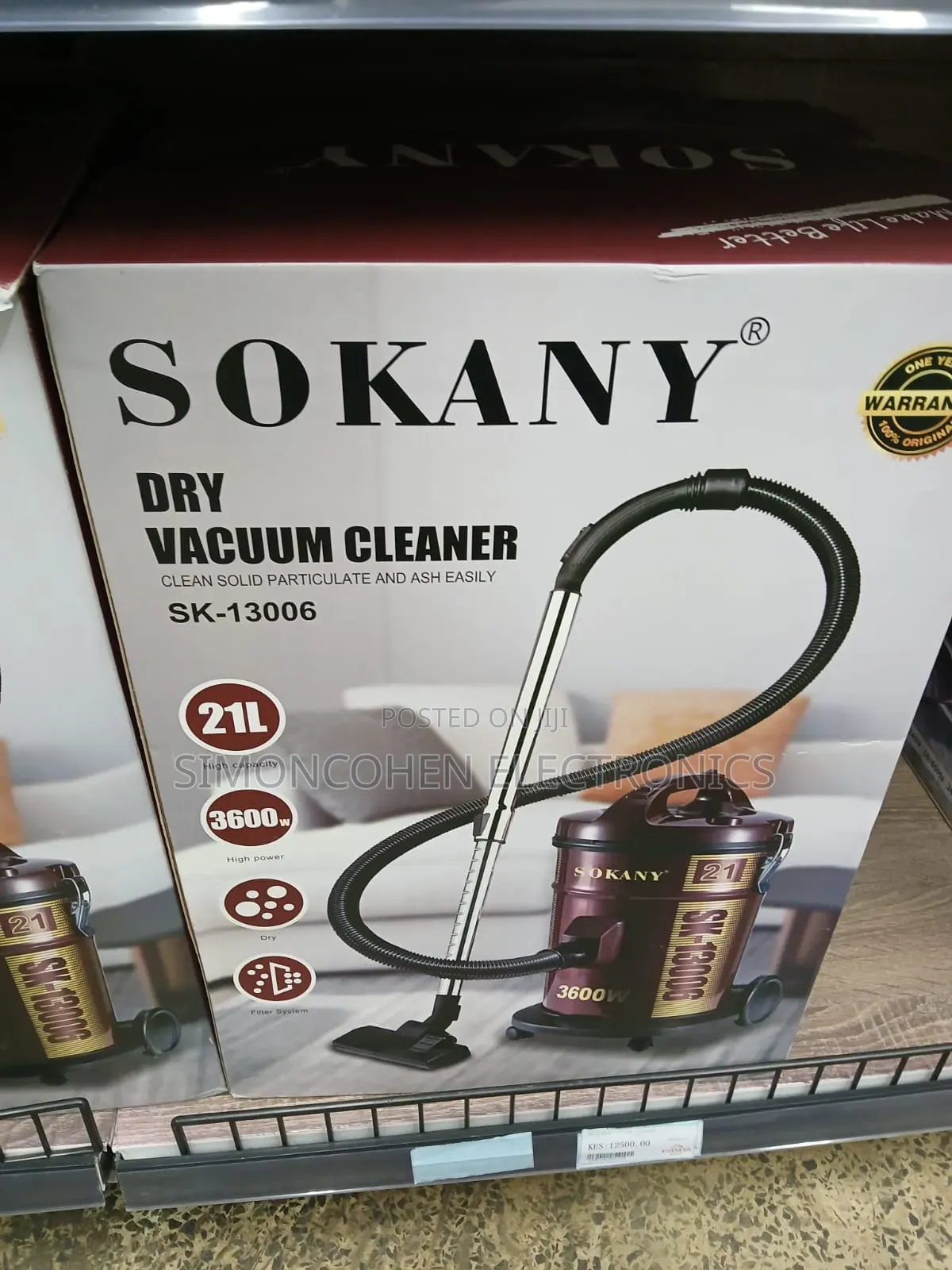 21l Sokany Vacuum Cleaner