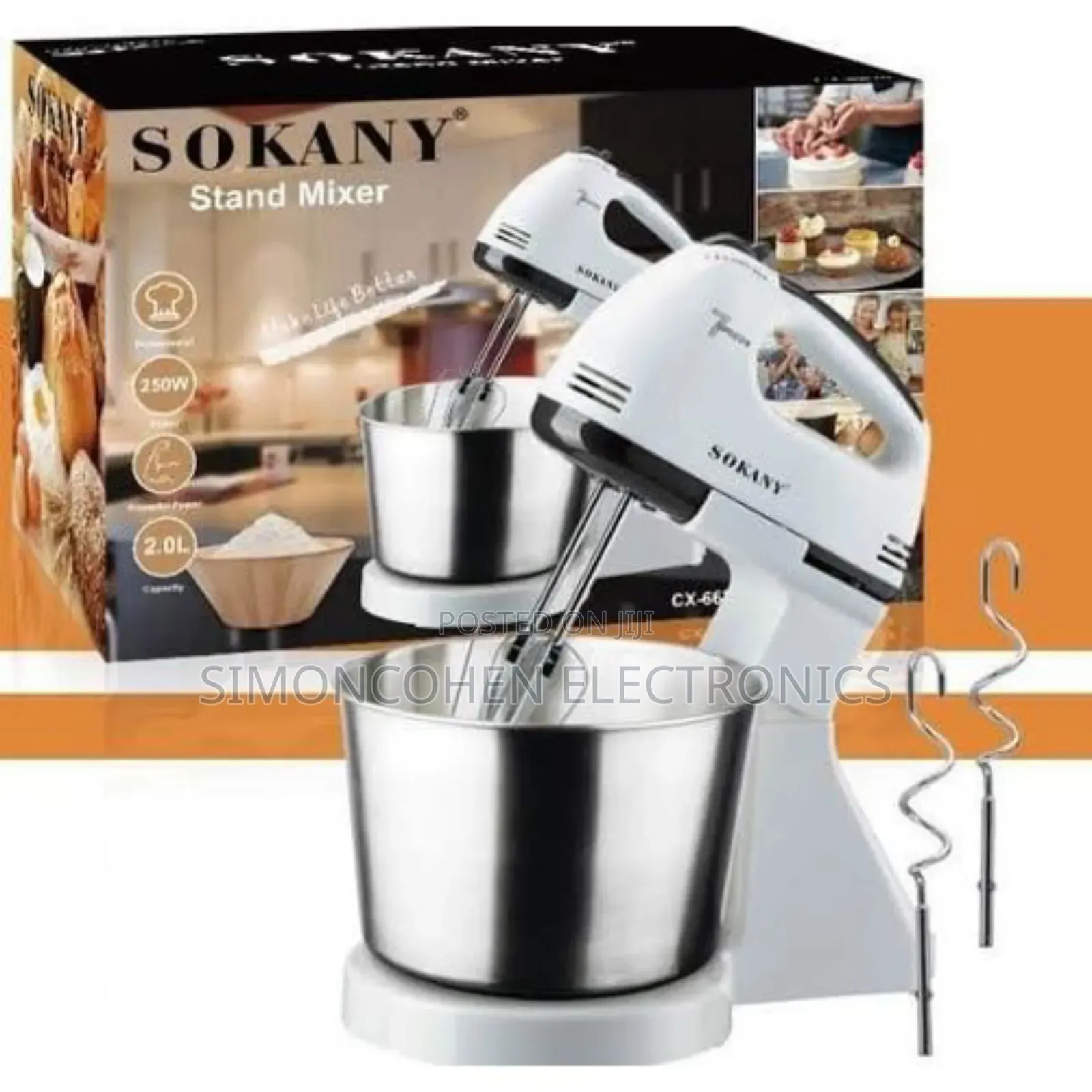 2l Sokany Bowl Mixer