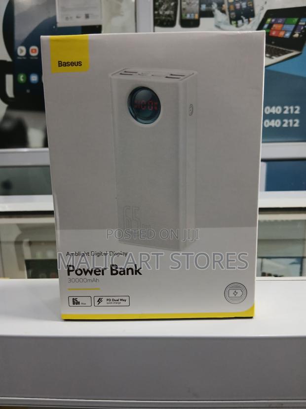 Baseus Amblight Laptop Power Bank 65w 30000mah