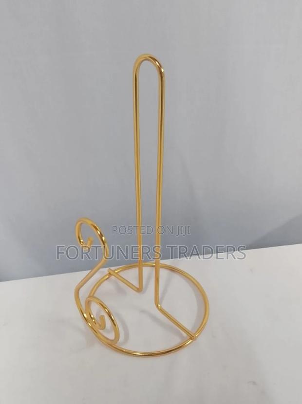 Kitchen Tissue Holder Golden