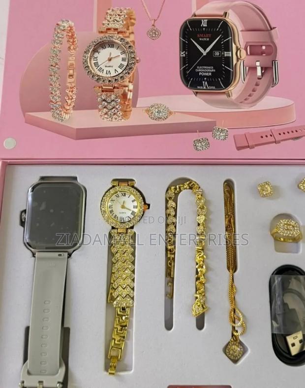 "A58 Plus Smart Watch With Premium Accessories – Style Meets Function - thumbnail 3