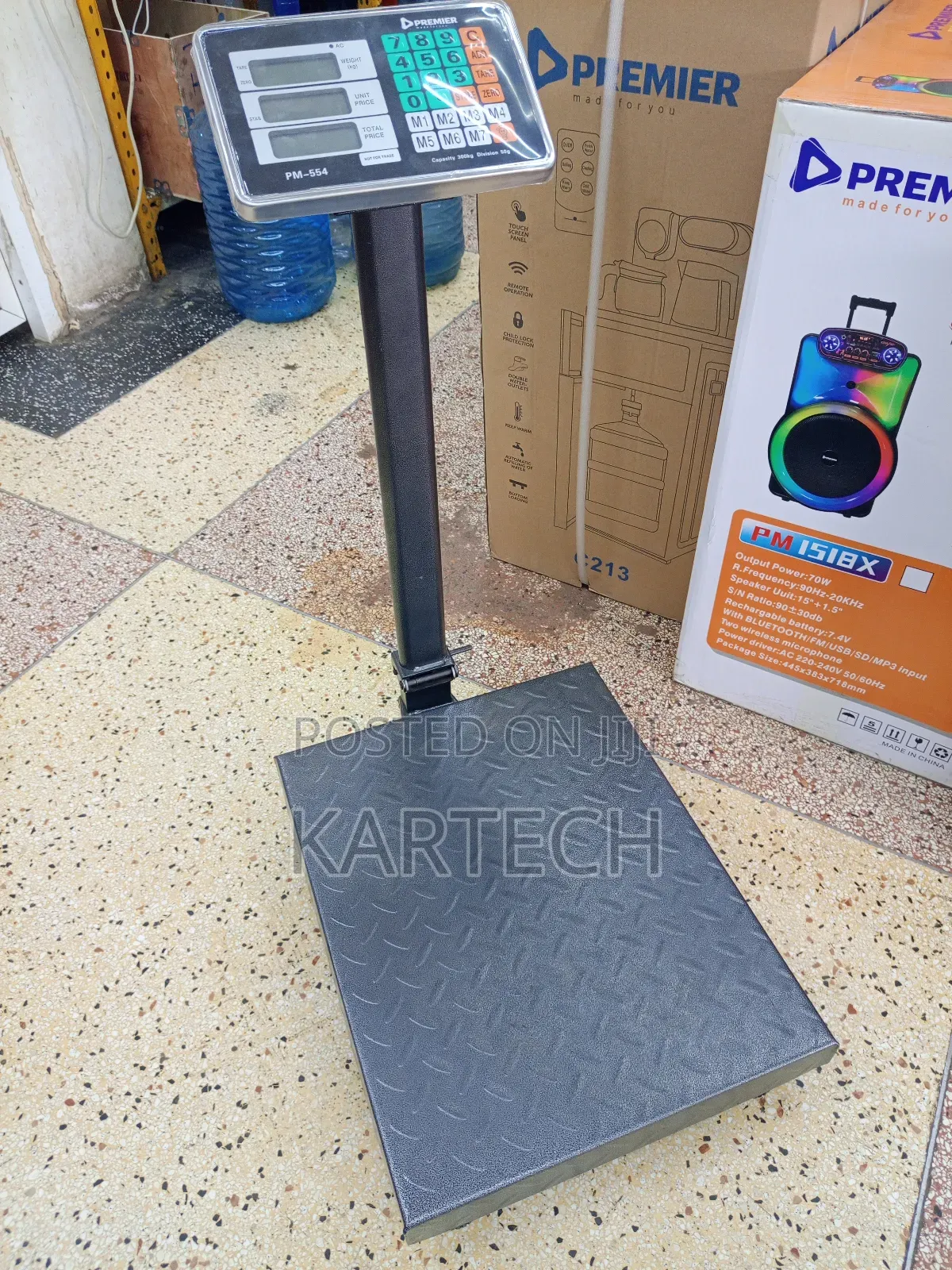Premier Pm-554 300kg Digital Platform Weighing Scale.